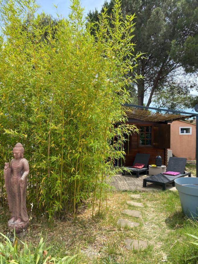 Chalet Des Oliviers 20Mn Des Plages Climatise Béziers Buitenkant foto